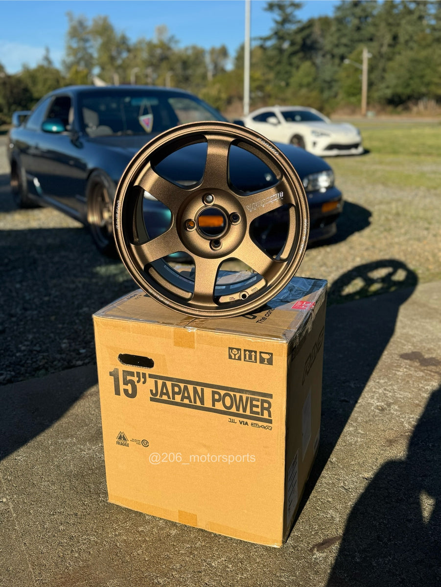 RAYS VOLK RACING TE37 SAGA S-PLUS 15X8 +35 4X100 – 206 Motorsports