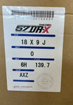 Rays Gram Lights 57DR-X 18x9 +0 6x139.7